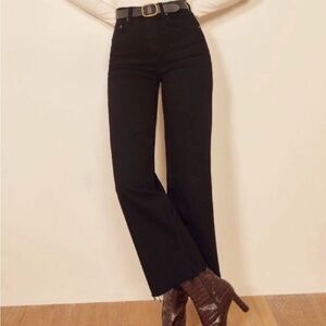 Reformation‎ Stretch Flood Wide Leg Jeans Size 29